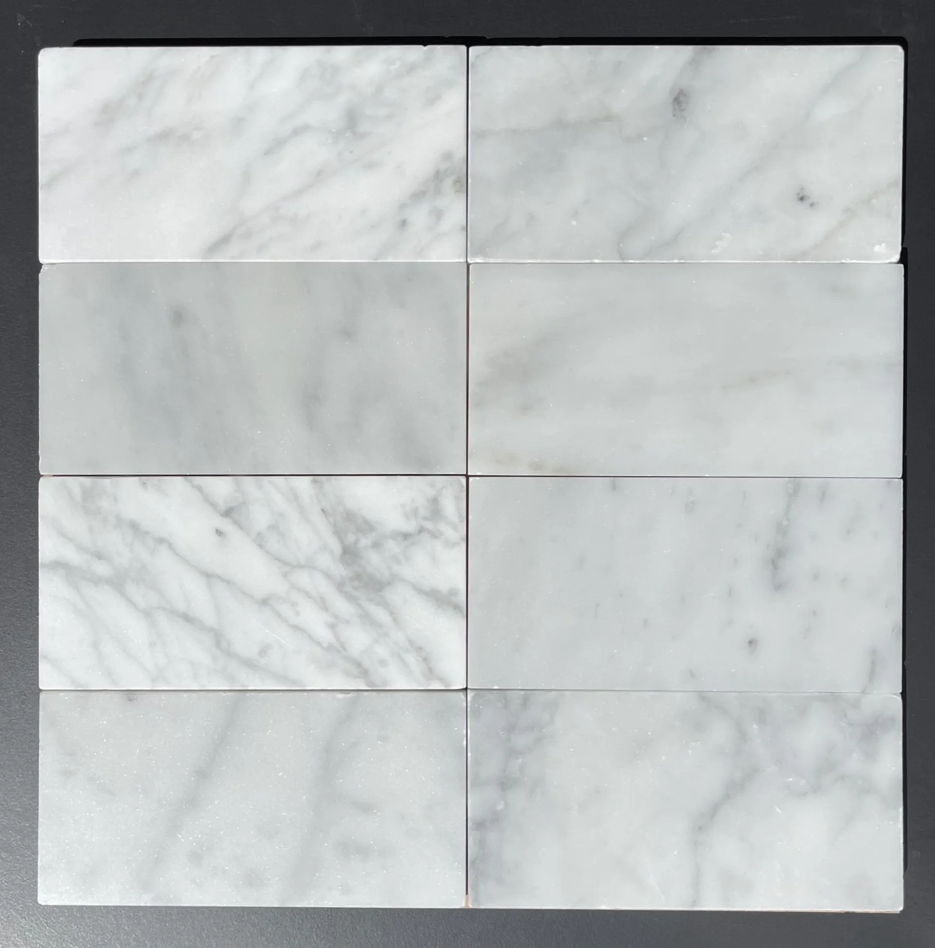 Bianco Carrara 3"x6" Subway