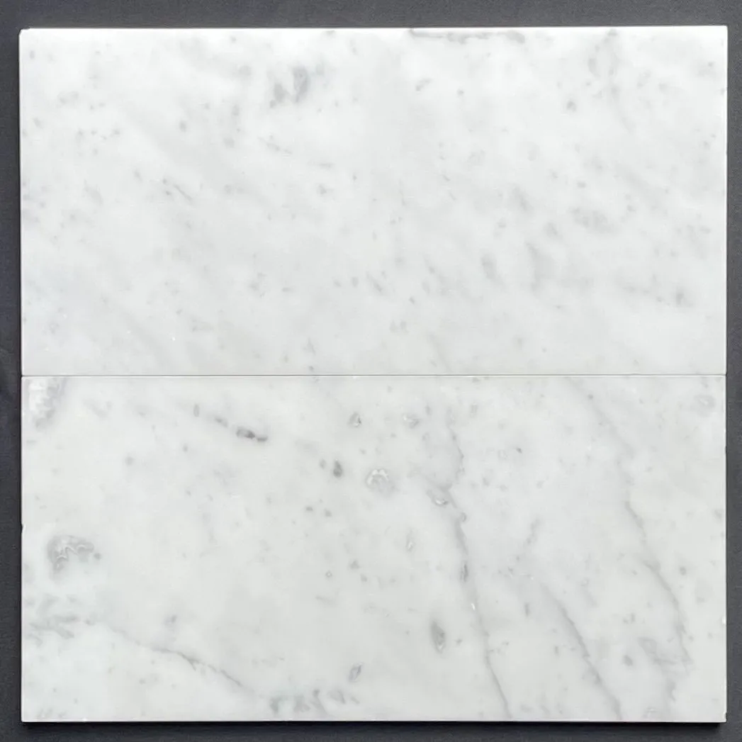 Bianco Carrara 6"x12" Polished